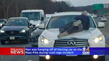 Man clings to hood at 70 mph in latest road rage incident